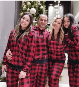 Minorka Mercado y su familia. Foto instagram