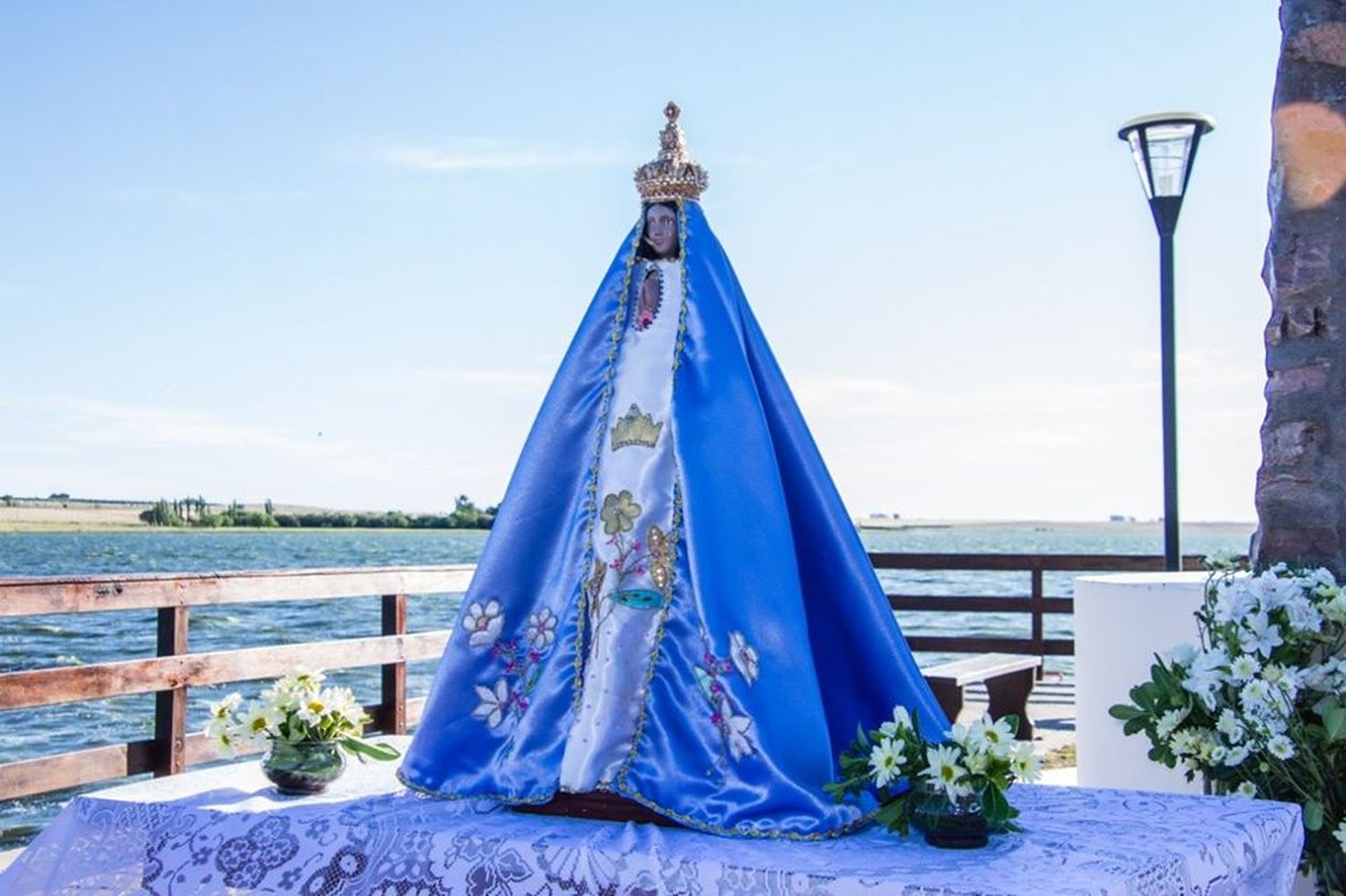 Puán: Inauguraron la gruta de la Virgen "Patrona Nacional del Turismo"