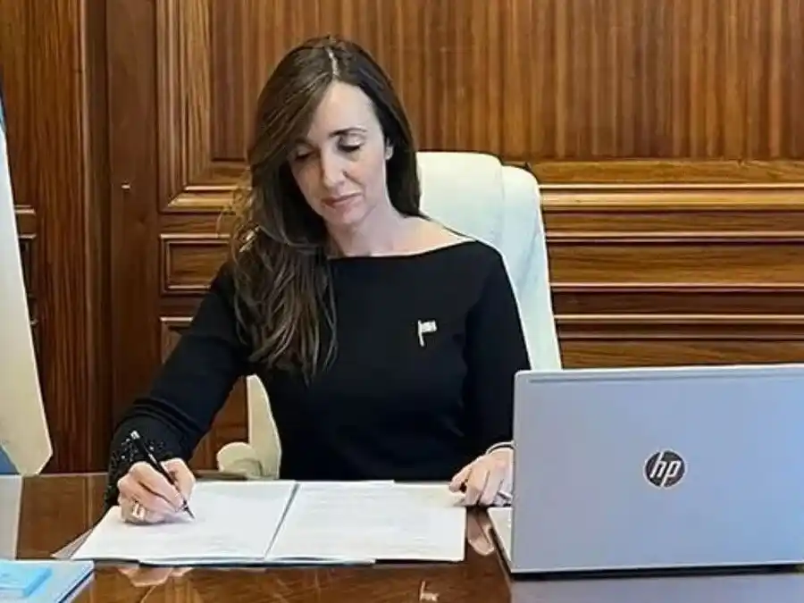 Victoria Villarruel, presidenta del Senado.