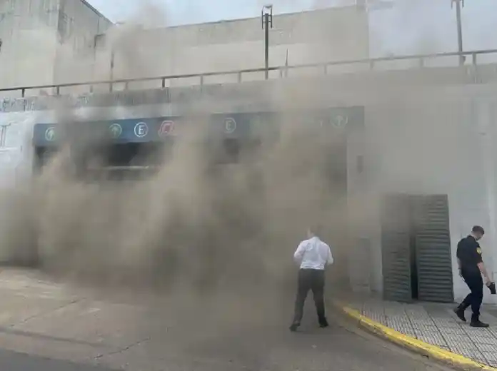 Se produjo un principio de incendio en hipermercado