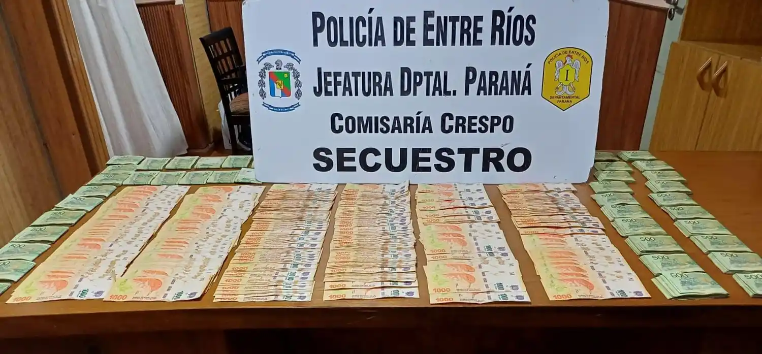 Recuperan un millón de pesos robados a un camionero crespense