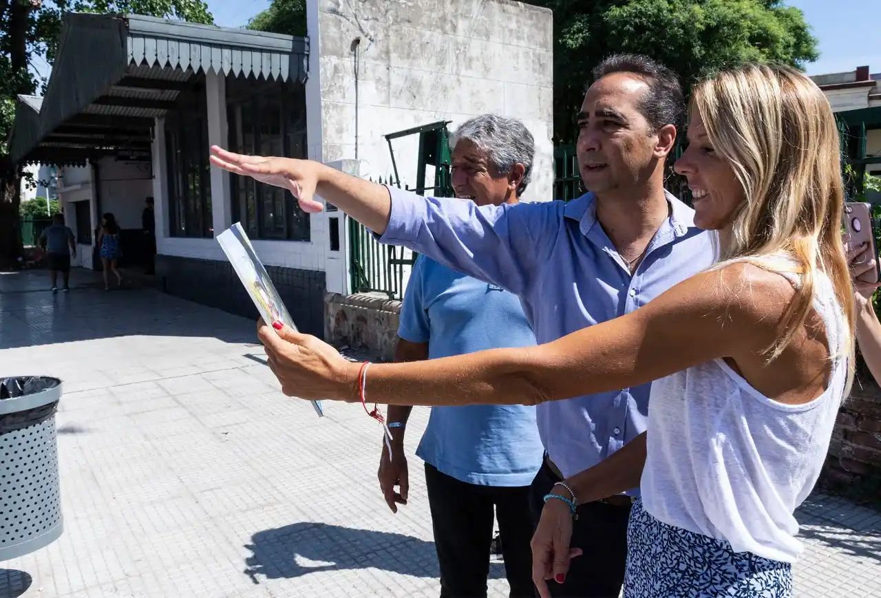 Tagliaferro inauguró obras en el centro de Haedo en conjunto con Nación