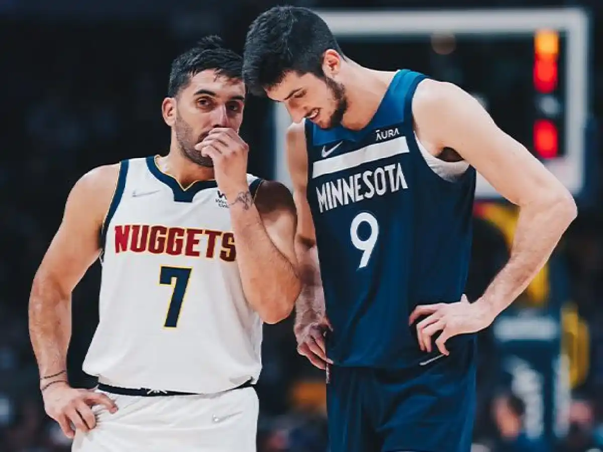 Los Timberwolves de Bolmaro vencieron a los Nuggets de Campazzo 