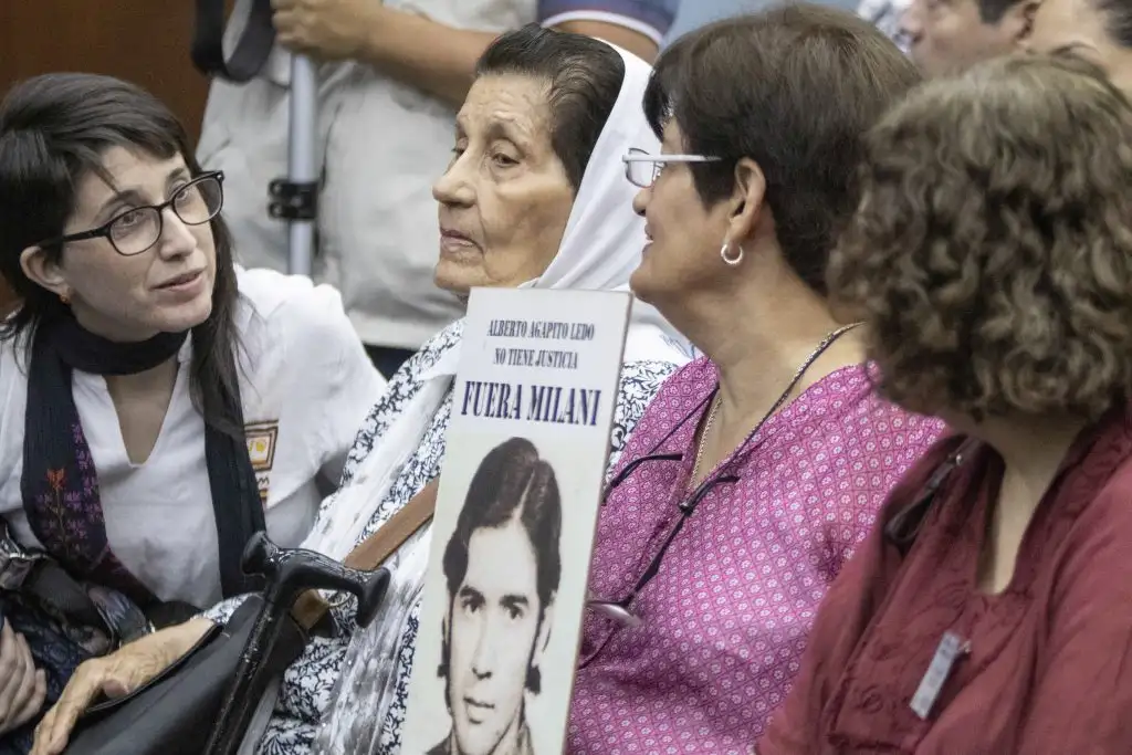 Milani dijo que “jamás cometió un acto de violación de los derechos humanos”