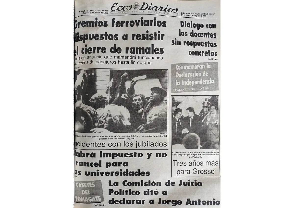 Jueves 9 de Julio de 1992