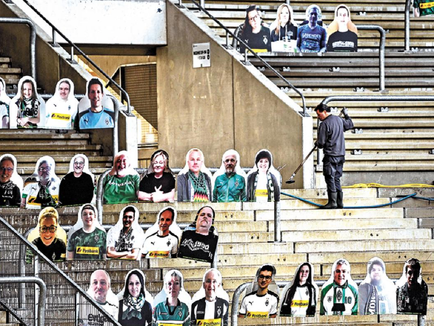 Borussia Moenchengladbach colocará "hinchas de cartón" en su estadio