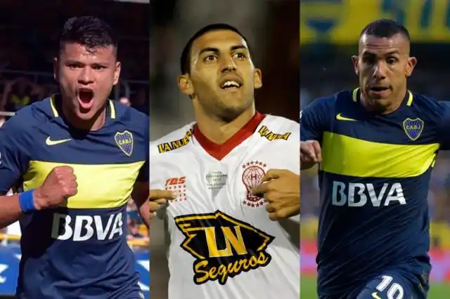 Ahora Bou, después Wanchope Abila y Tevez