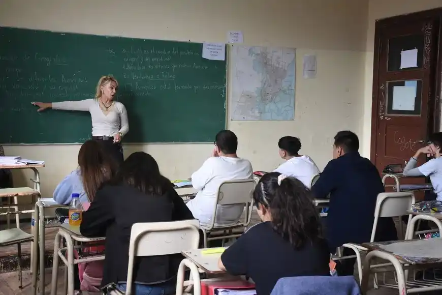 Aula con alumnos