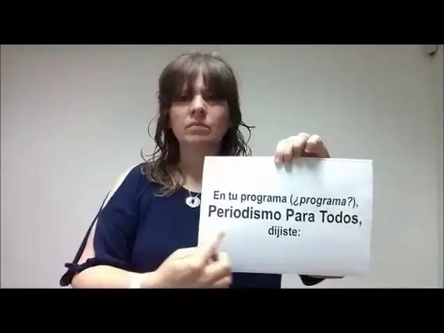 Sordos repudian a través de un video una burla de Jorge Lanata