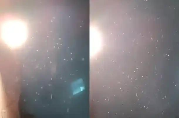 Agua nieve en Buenos Aires.