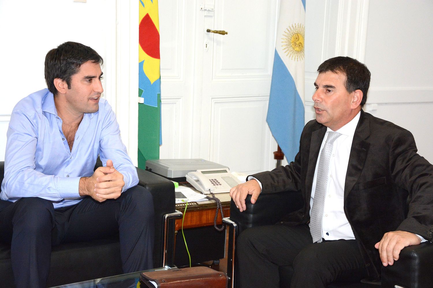 Azul: Mosca respaldó la denuncia penal de Bertellys contra su antecesor Inza