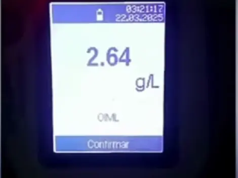 Roldán: cayó de su moto a metros de un control y registró la alcoholemia más alta del fin de semana