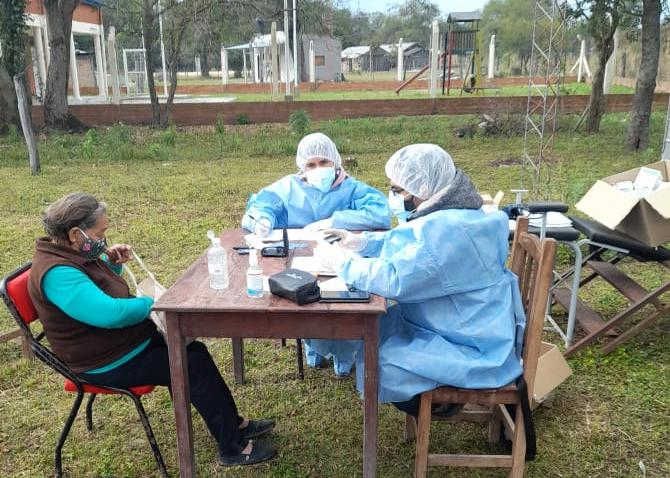 Tres Lagunas: jornada para cuidar la salud de vecinos colonos