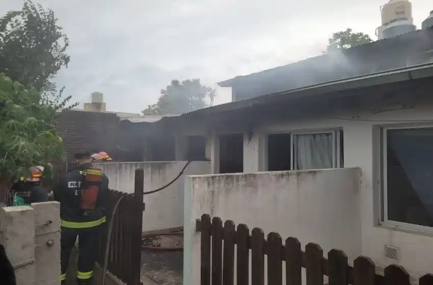 Incendio en el barrio Cerrito