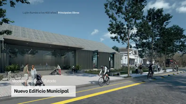 En plena pandemia, el Intendente de Luján proyecta mudar la Municipalidad: Llamó a "concretar el futuro"