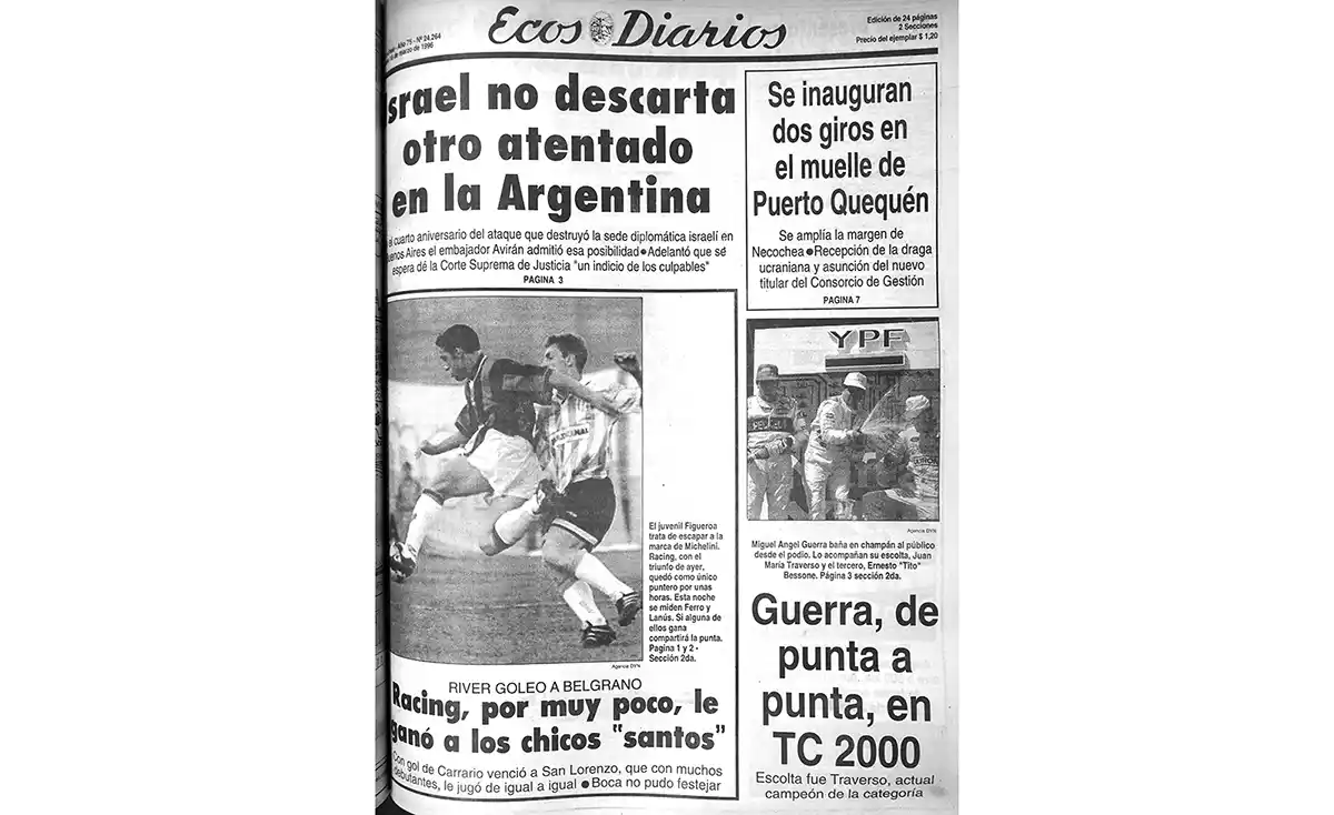 Lunes 18 de marzo de 1996