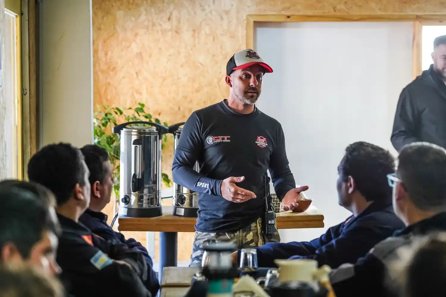 Guillermo Reyes. Titular de Experiencia GT 4x4, estuvo a cargo de la capacitación brindada a los bomberos voluntarios