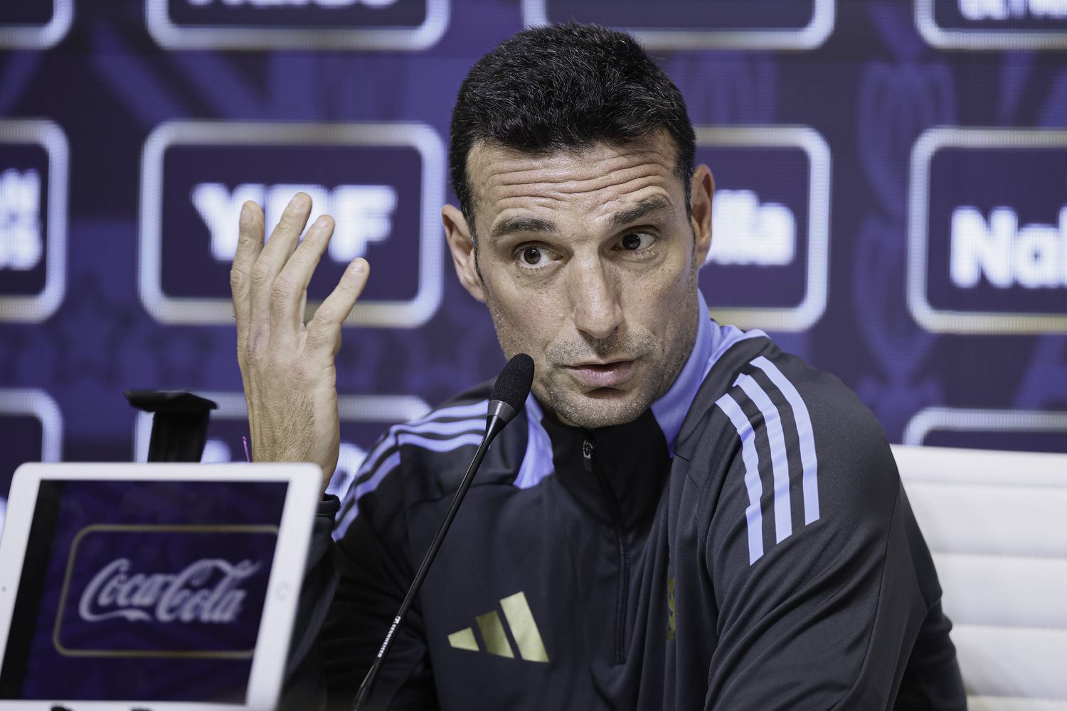 Scaloni aseguró que “vamos a intentar jugar nuestro partido”