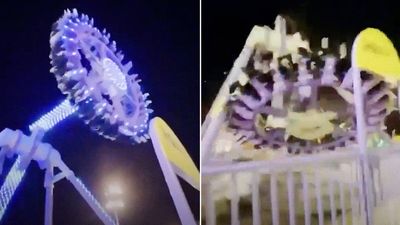 Terror en Arabia Saudita: un juego mecánico se partió en dos y dejó al menos 23 heridos