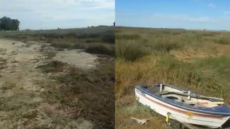 La laguna Salada de Monasterio se secó: El pesquero de Lezama cierra definitivamente