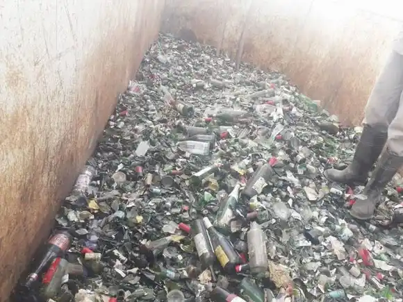 El mes comenzó con 12 toneladas de vidrio recuperado en campo Abasto