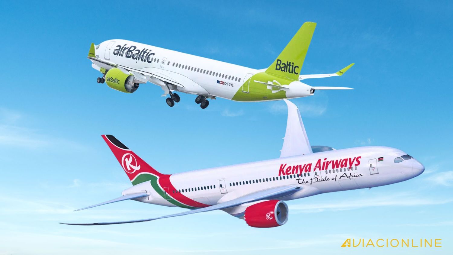 Kenya Airways y airBaltic firman un acuerdo interlínea