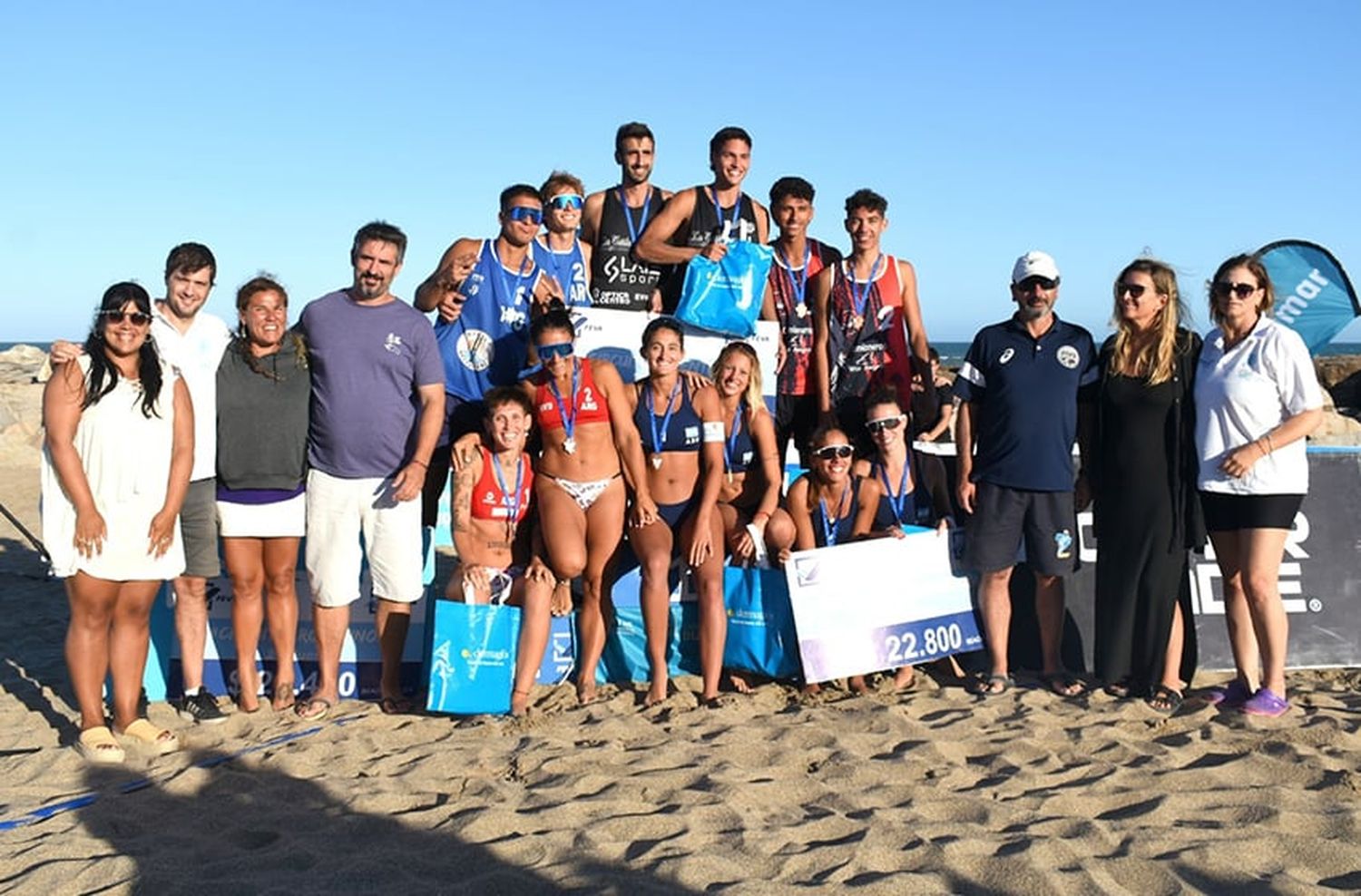 Exitosa 4ta etapa del “Circuito Argentino de Beach Voley 2023” en Miramar