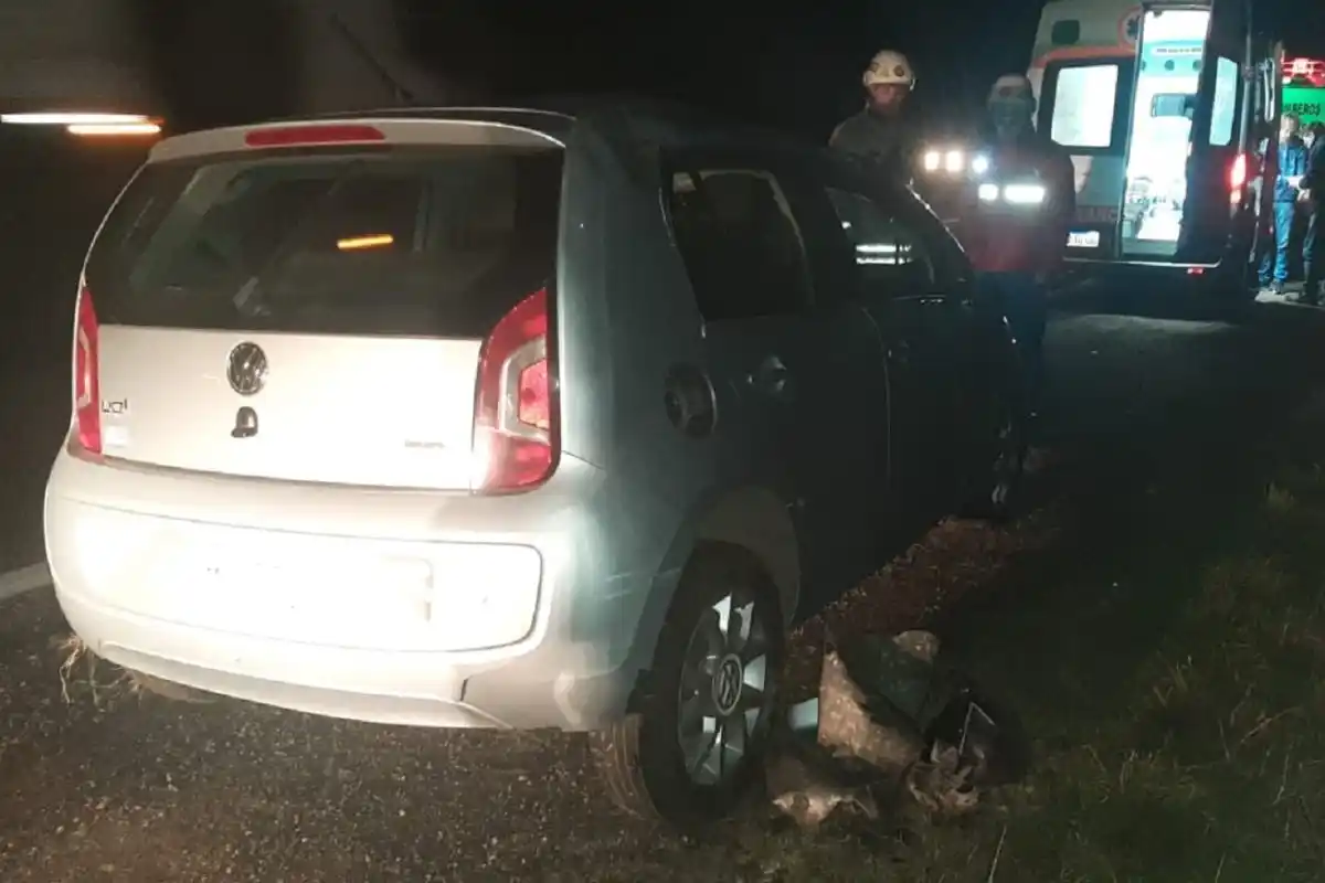 Vuelco en Ruta 12 con un hospitalizado