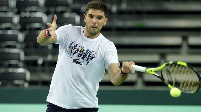 Delbonis abre la final de la Copa Davis entre Argentina y Croacia