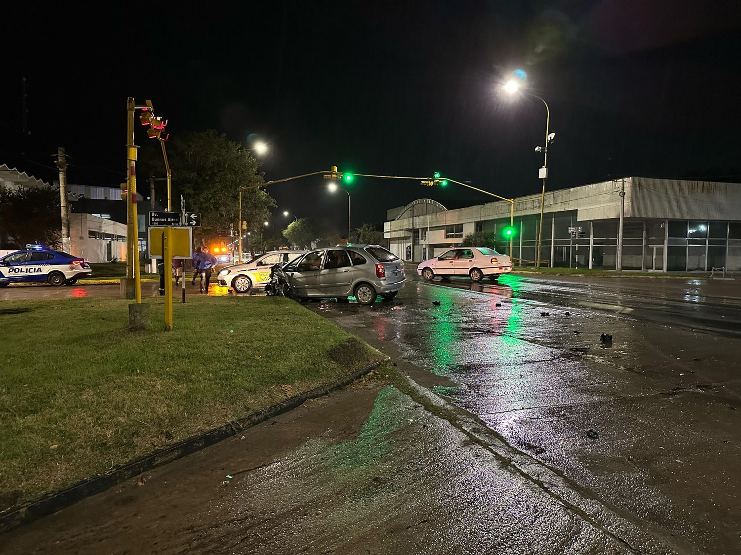 El accidente fue en la intersección de Avenida Rosario de Santa Fe y Bv. Buenos Aires
