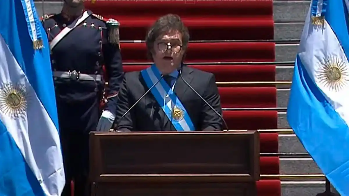 Milei asumió como Presidente: "No hay alternativa posible al ajuste y a shock"