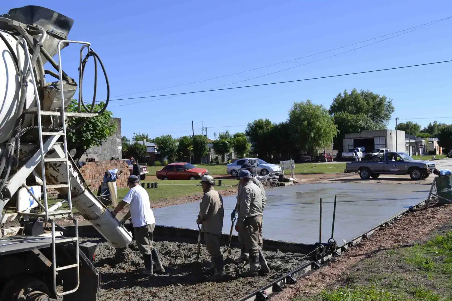 Avanzan los frentes de obra pública 