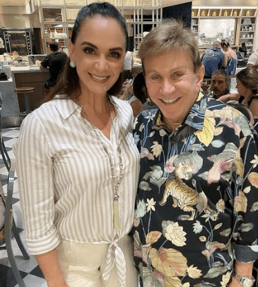 Osmel Sousa y Lupita Jones. Foto Instagram