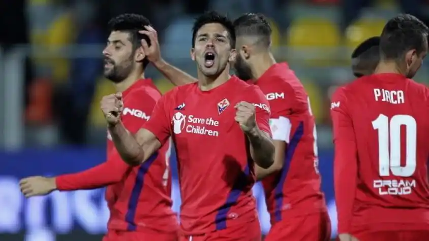 “Gio” Simeone anotó en  la goleada de Fiorentina