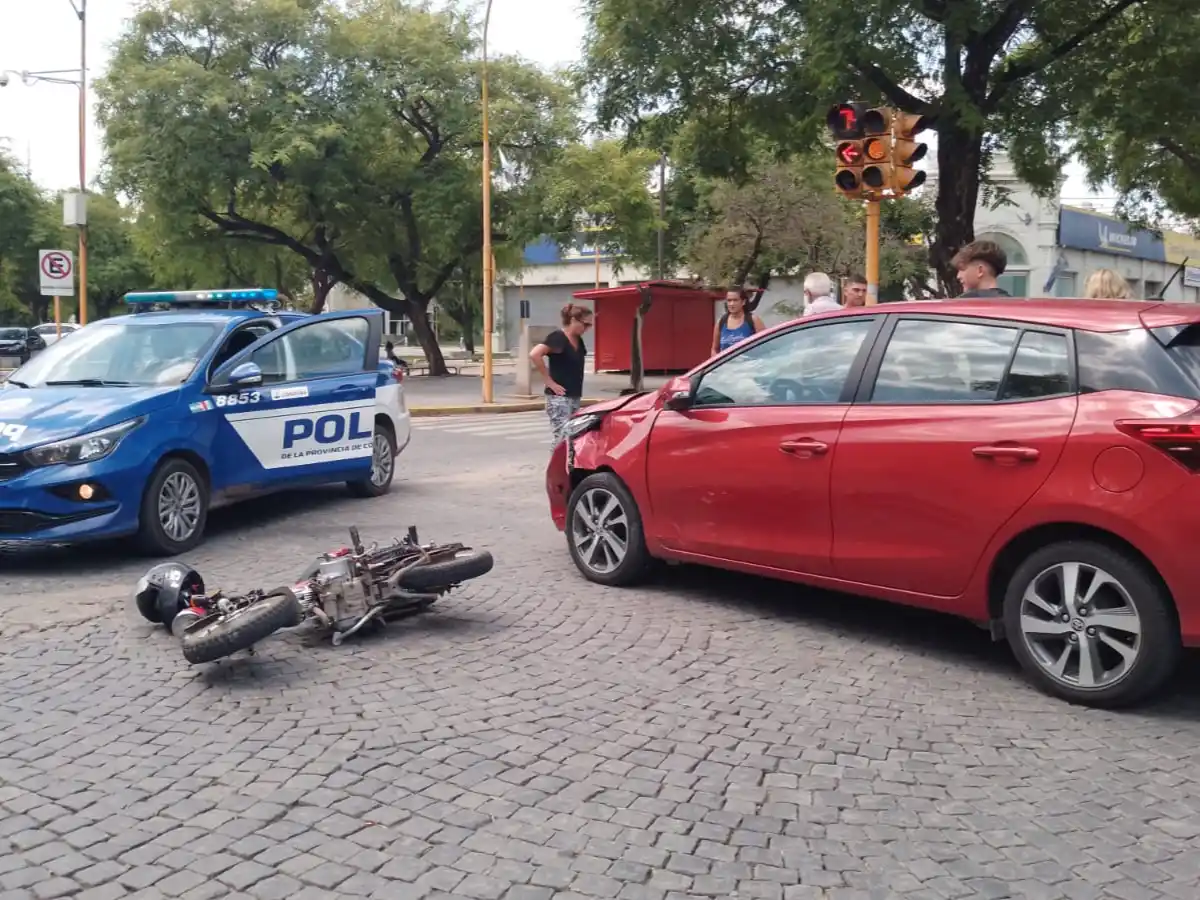 Motociclista herido tras un accidente 
