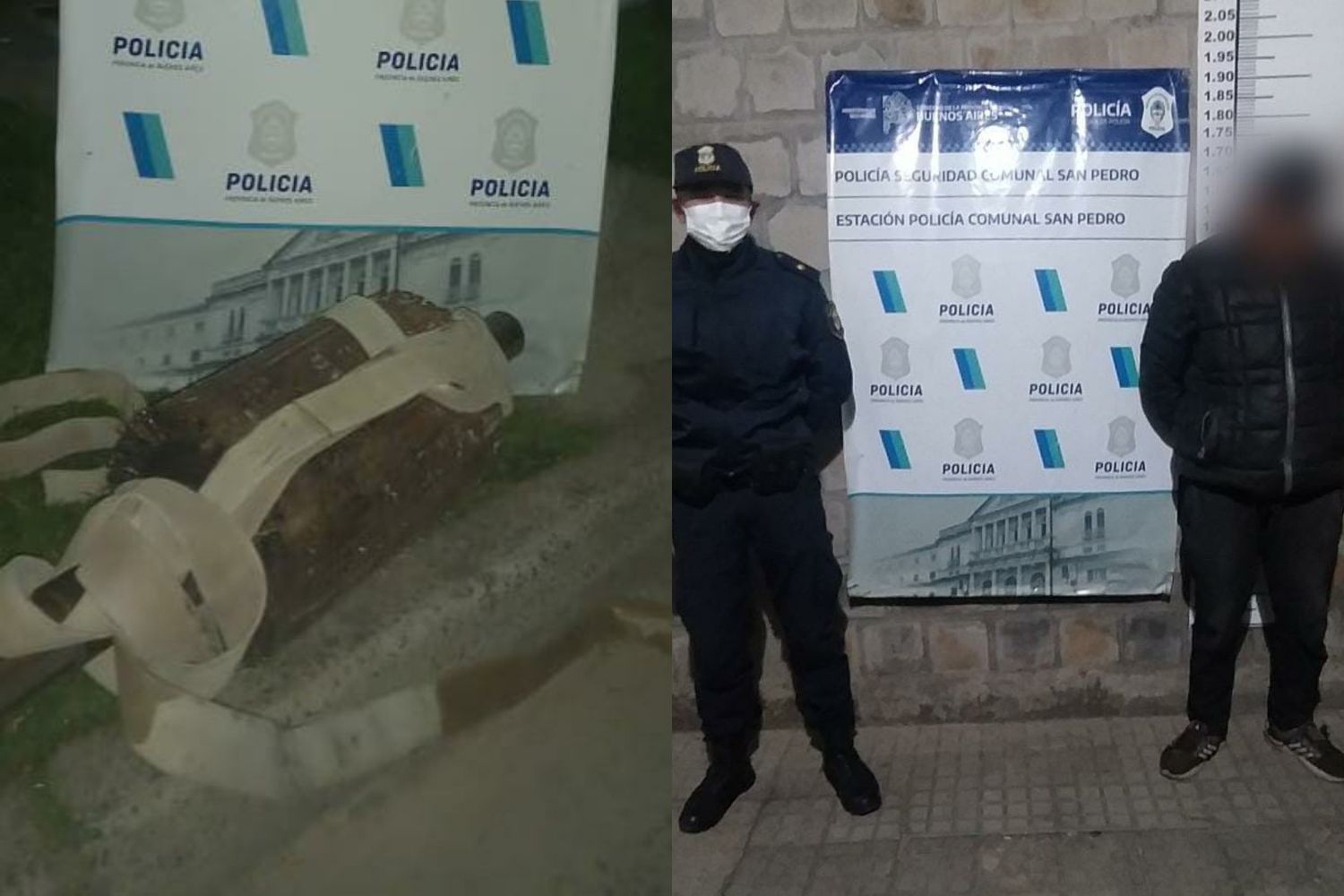 Robó una bobina de un galpón y lo detuvieron cuando intentaba fugarse