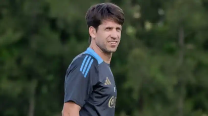 Diego Placente, el flamante entrenador de la Sub-20