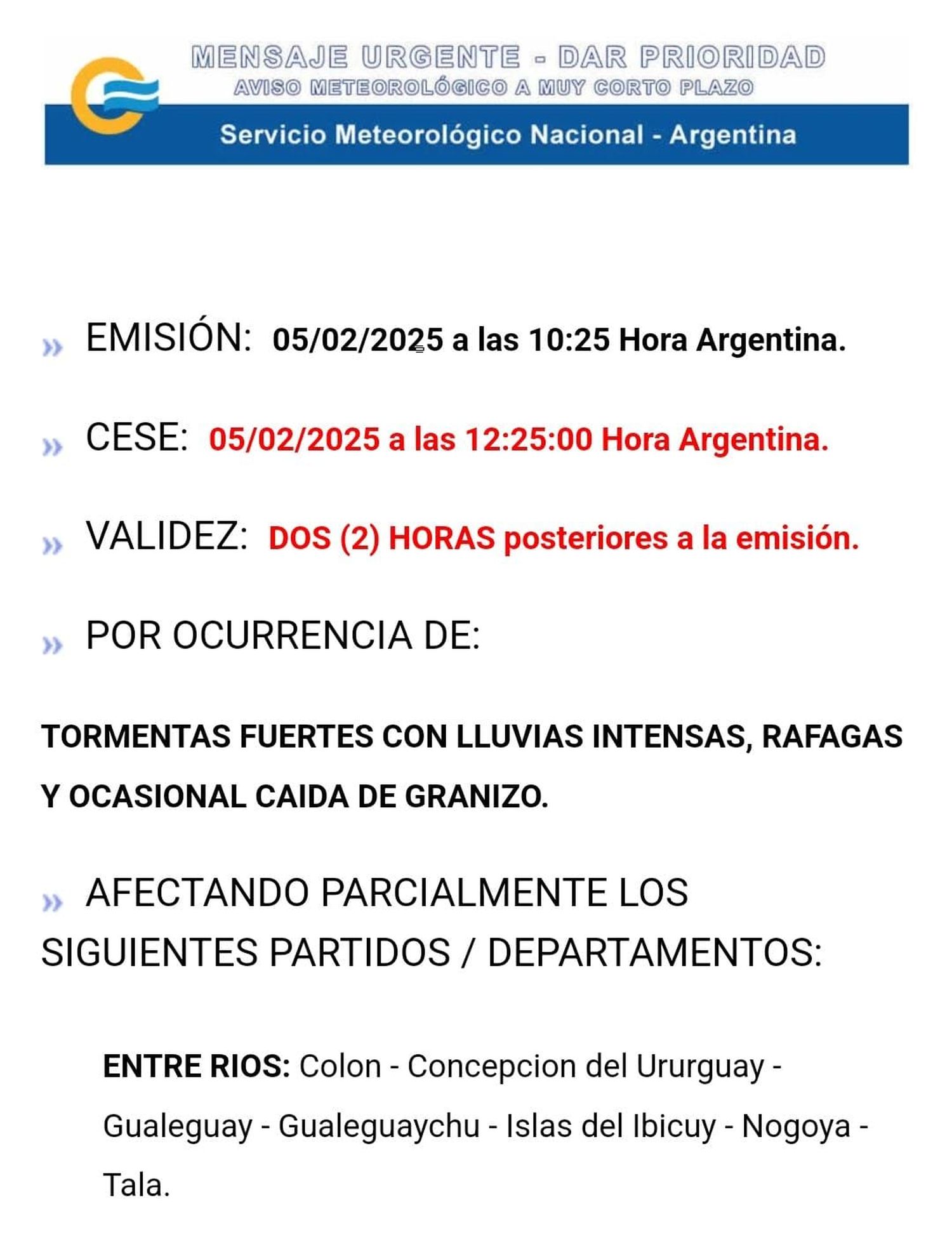 tormentas