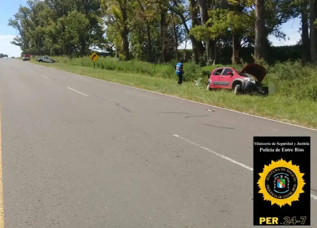 Siniestro vial en Ruta Provincial 11: cuatro personas resultaron con lesiones leves