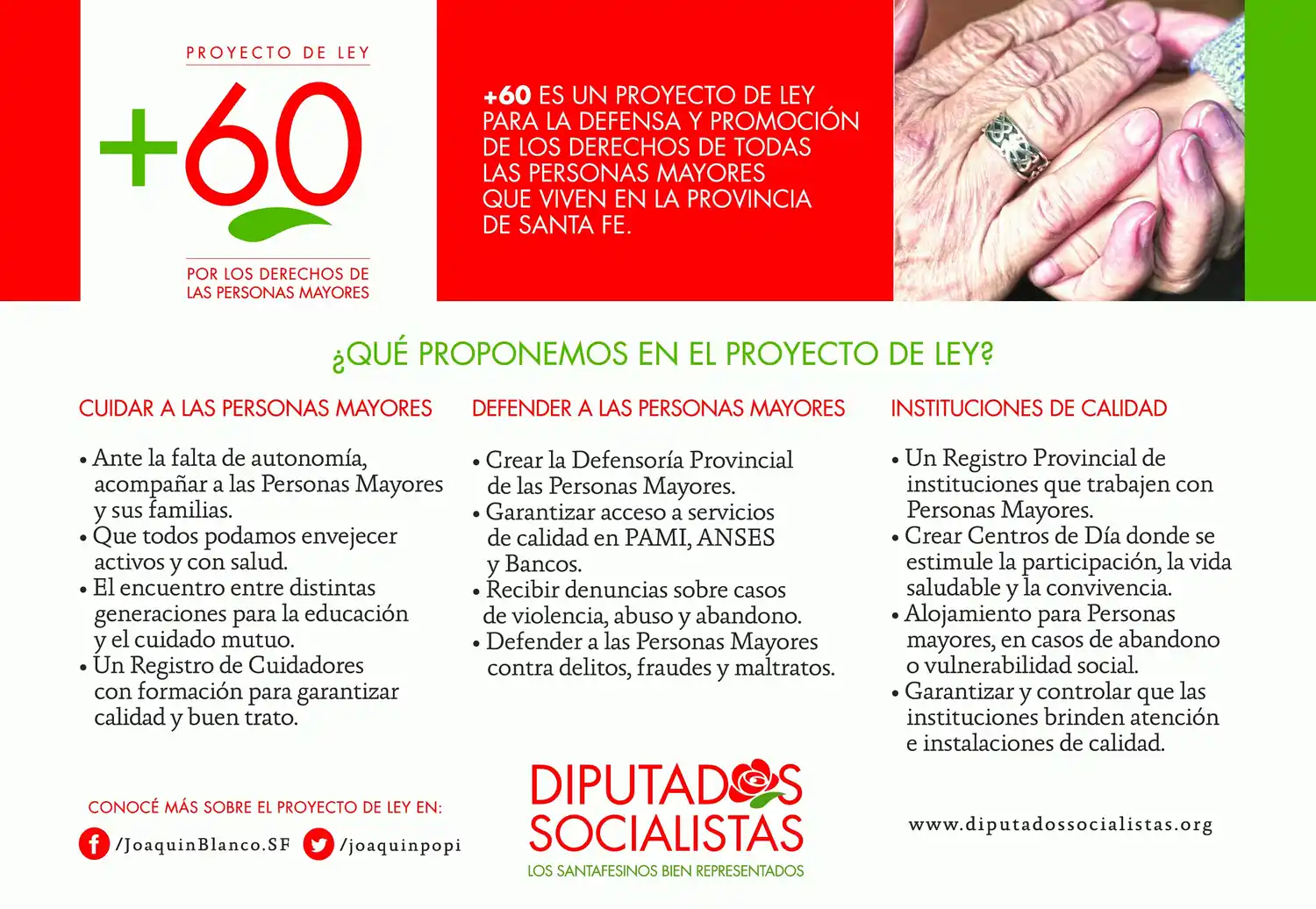 Presentaron el proyecto +60