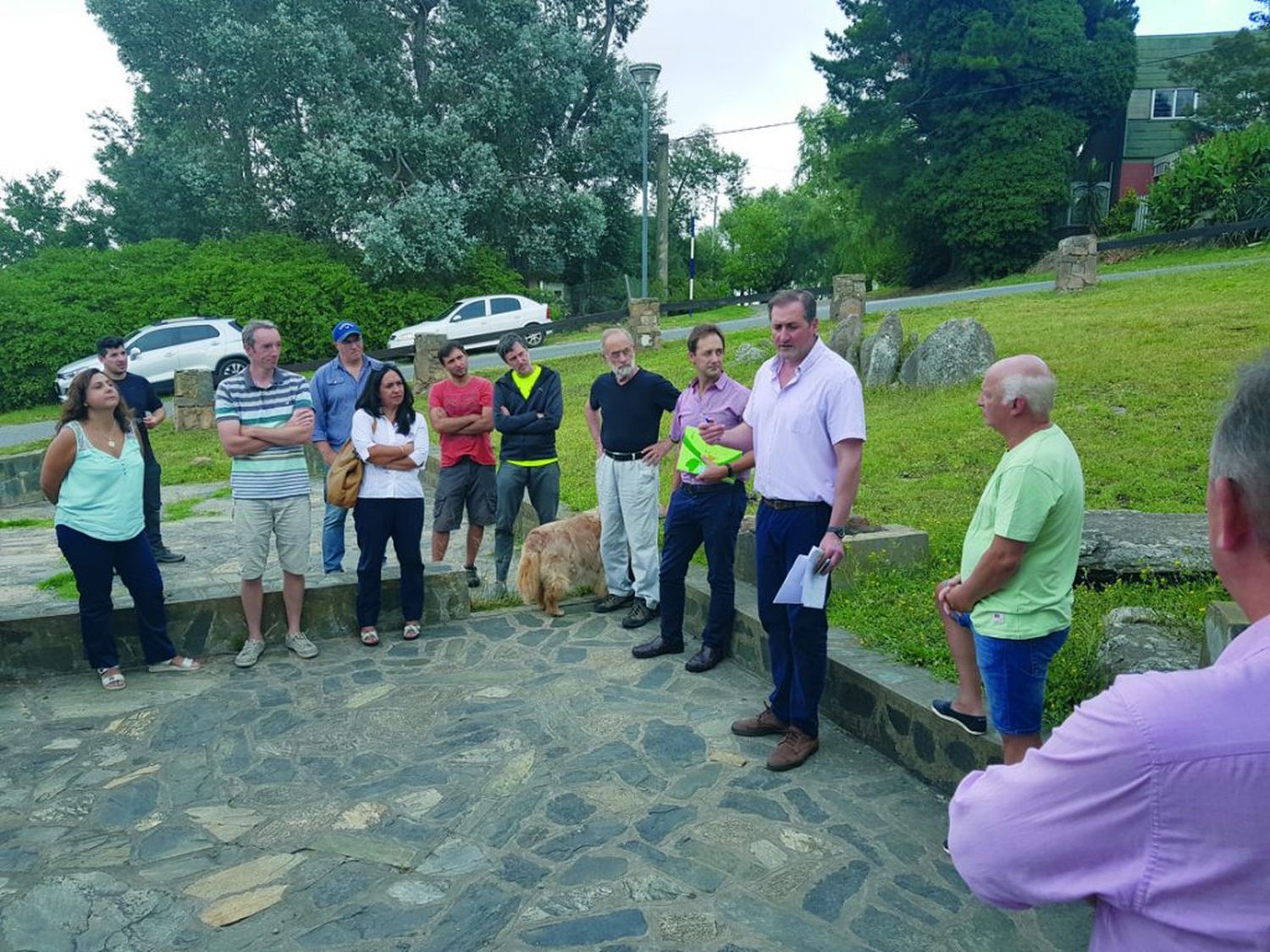 Con interés en el saneamiento ambiental, estudian  el proyecto de cloacas en la Fuente de los Vascos