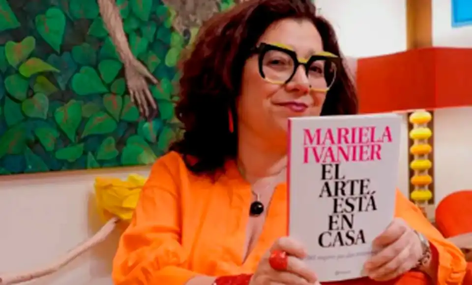 Mariela Ivanier presenta “El arte está en casa” en la Feria del libro y el escritor sampedrino