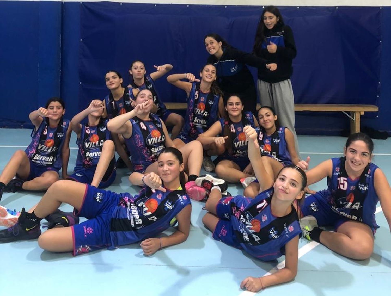 La U14 de Villa del Parque. Finalista del torneo tresarroyense