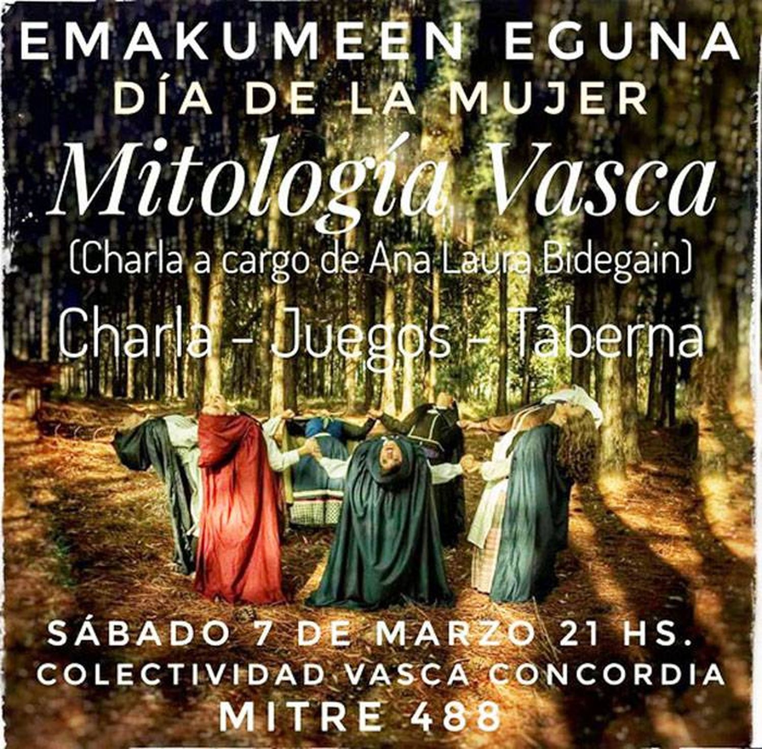 Charla sobre Mitología Vasca en el Centro Vasco