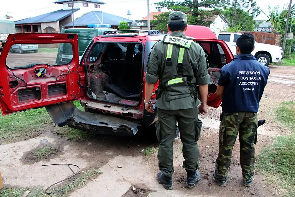 Secuestran 31 kilos de marihuana en un control vehicular en Tostado