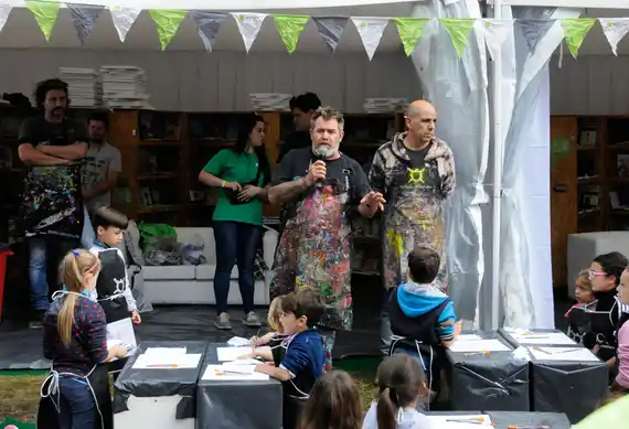 Milo Lockett en Tandil: "Cualquiera puede pintar y yo soy la prueba viva de eso" 