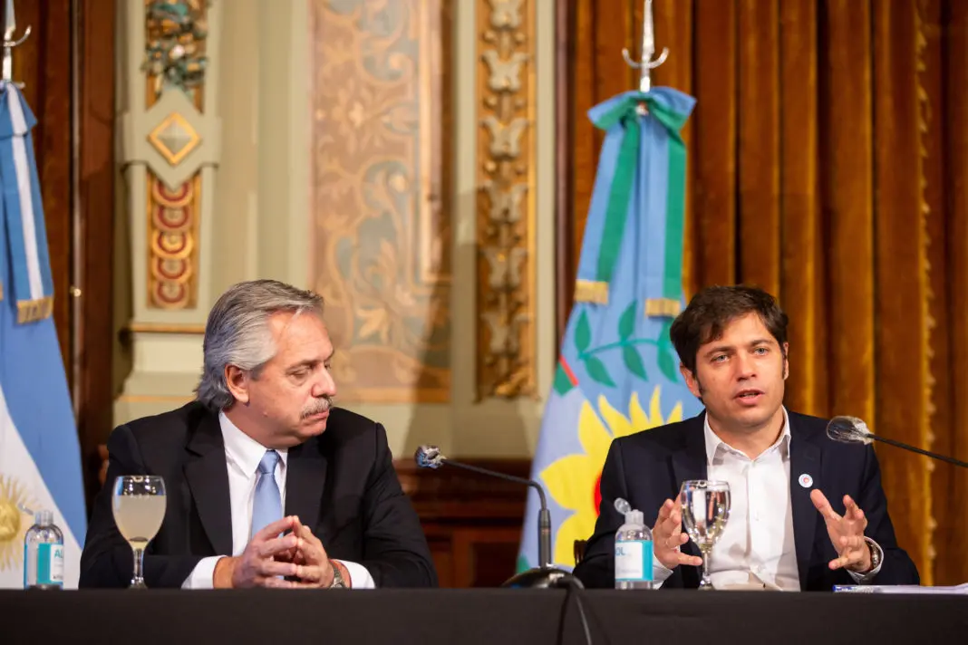 Fernández hizo foco en la provincia y visitó a Kicillof tras extender la cuarentena