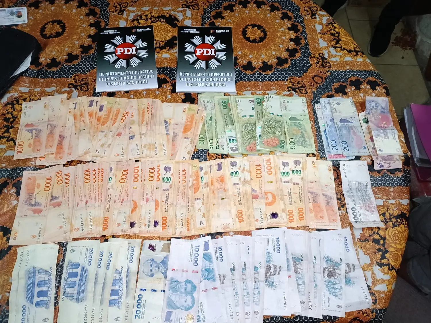 Los elementos secuestrados por la PDI.
