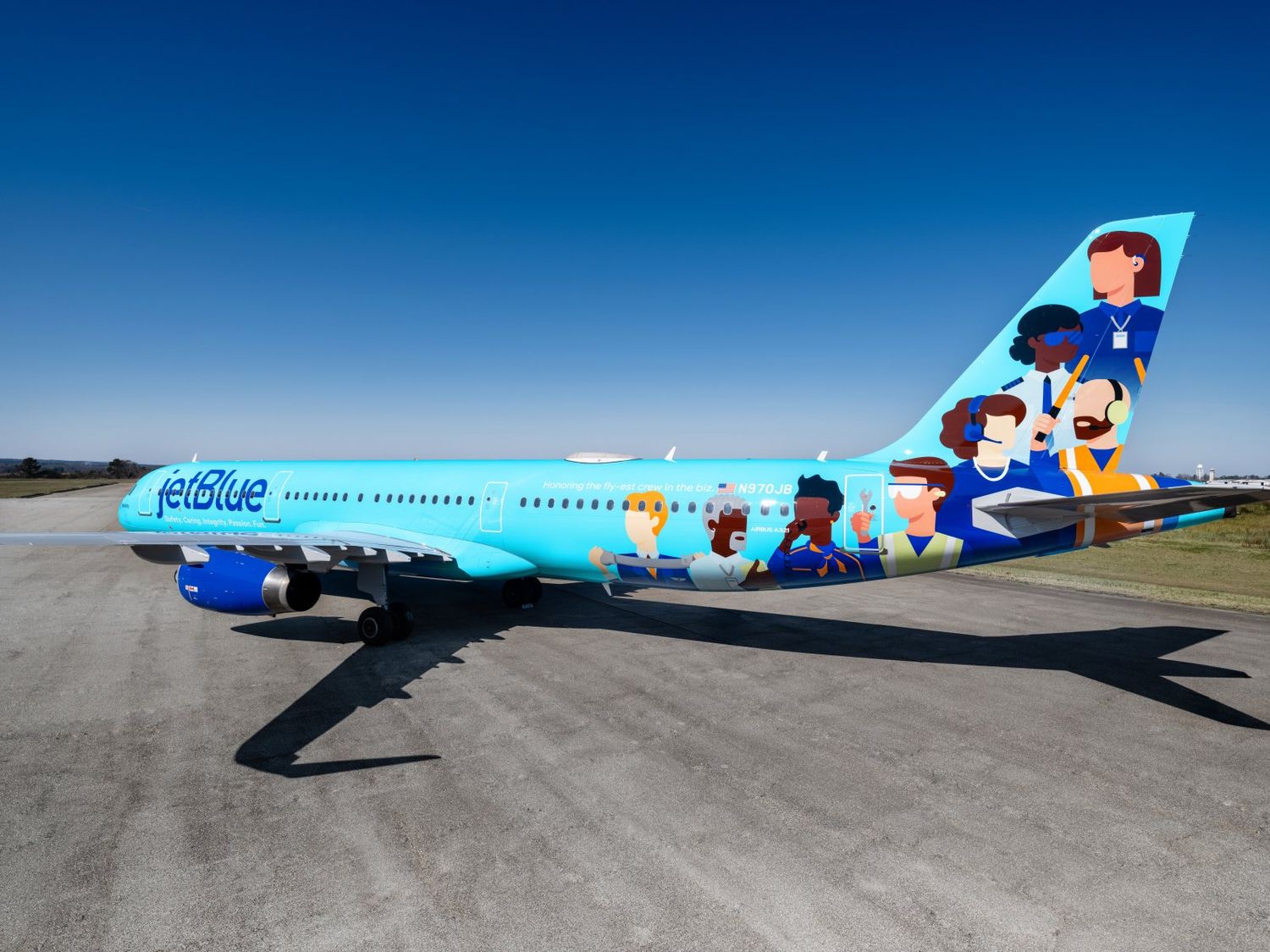 JetBlue - Airbus A321 - BlueUnity livery