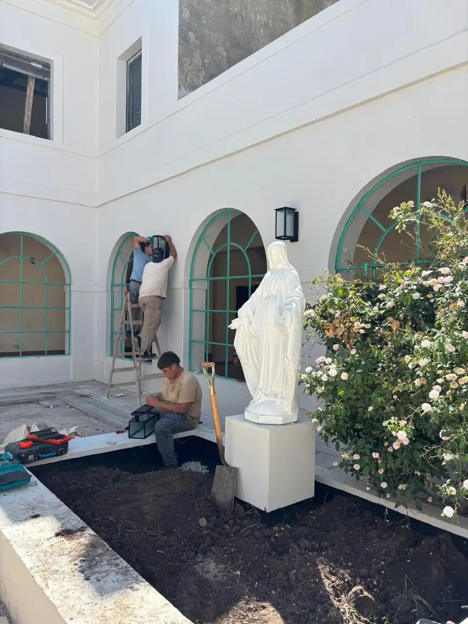 Avanzan las obras en Gándara con mejoras en accesos, infraestructura y espacios comunitarios